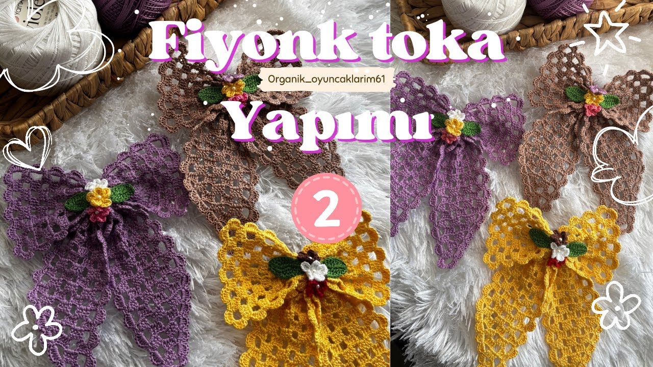 Örgü Fiyonk Tokayı Tamamlıyoruz | Part 2 – Birleştirme 🧶🎀