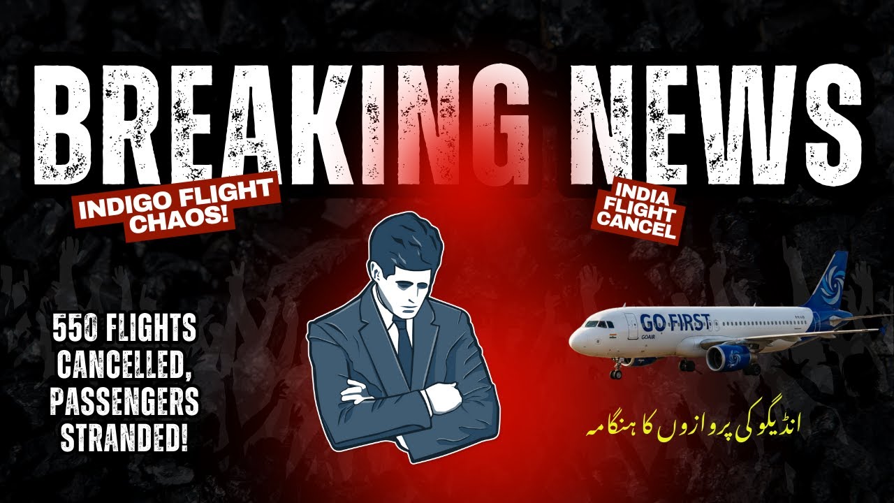 INDIA's WORST Flight Disruption 550 Cancellations