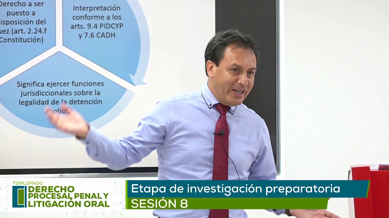 &iquest;C&oacute;mo controlar la legalidad de una detenci&oacute;n en flagrancia? Giammpol Taboada en diplomado de LP