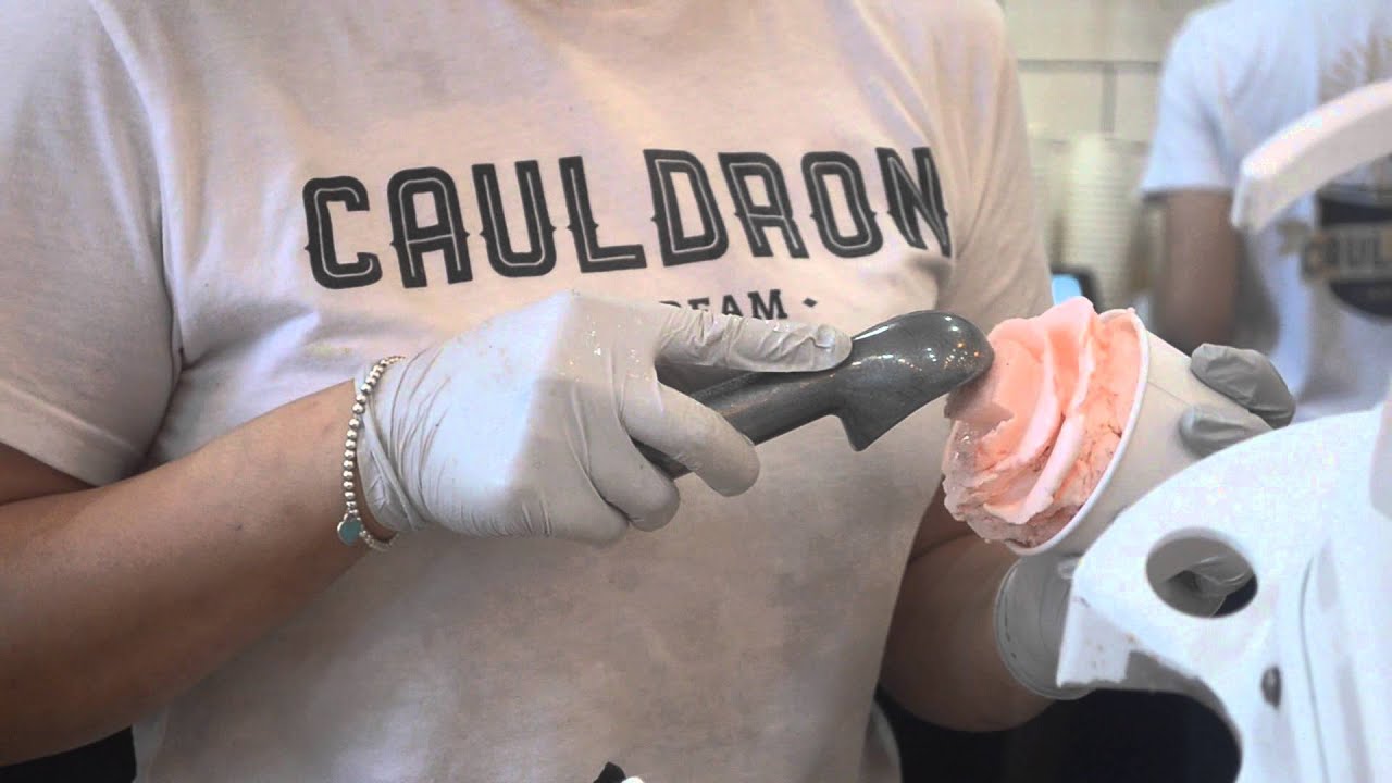 Cauldron Ice Cream: Handmade Flower Ice Cream