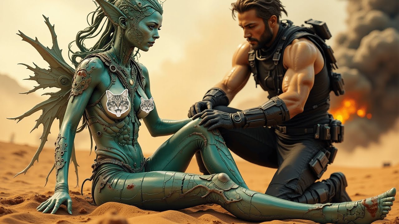 A Soldier and an Alien Girl: Survival or Something More | HFY | Sci-Fi Story