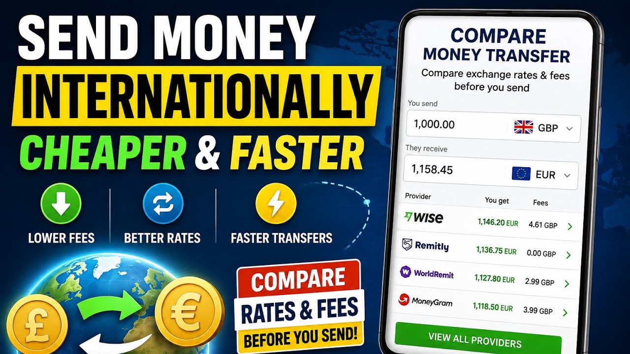 Best Way to Send Money Internationally - Compare money transfer providers Rates & Fees