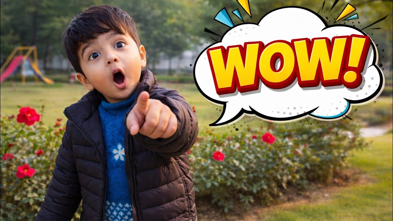 “He Pointed & Said WOW 😲 | What Did He See in the Park?”