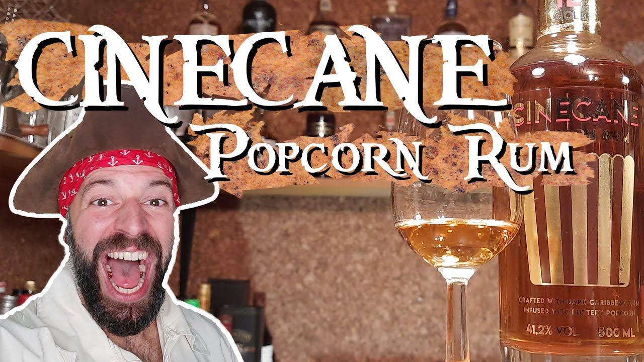 Tastillery CINECANE Popcorn Rum Gold im Test | Rum mit Popcorn
