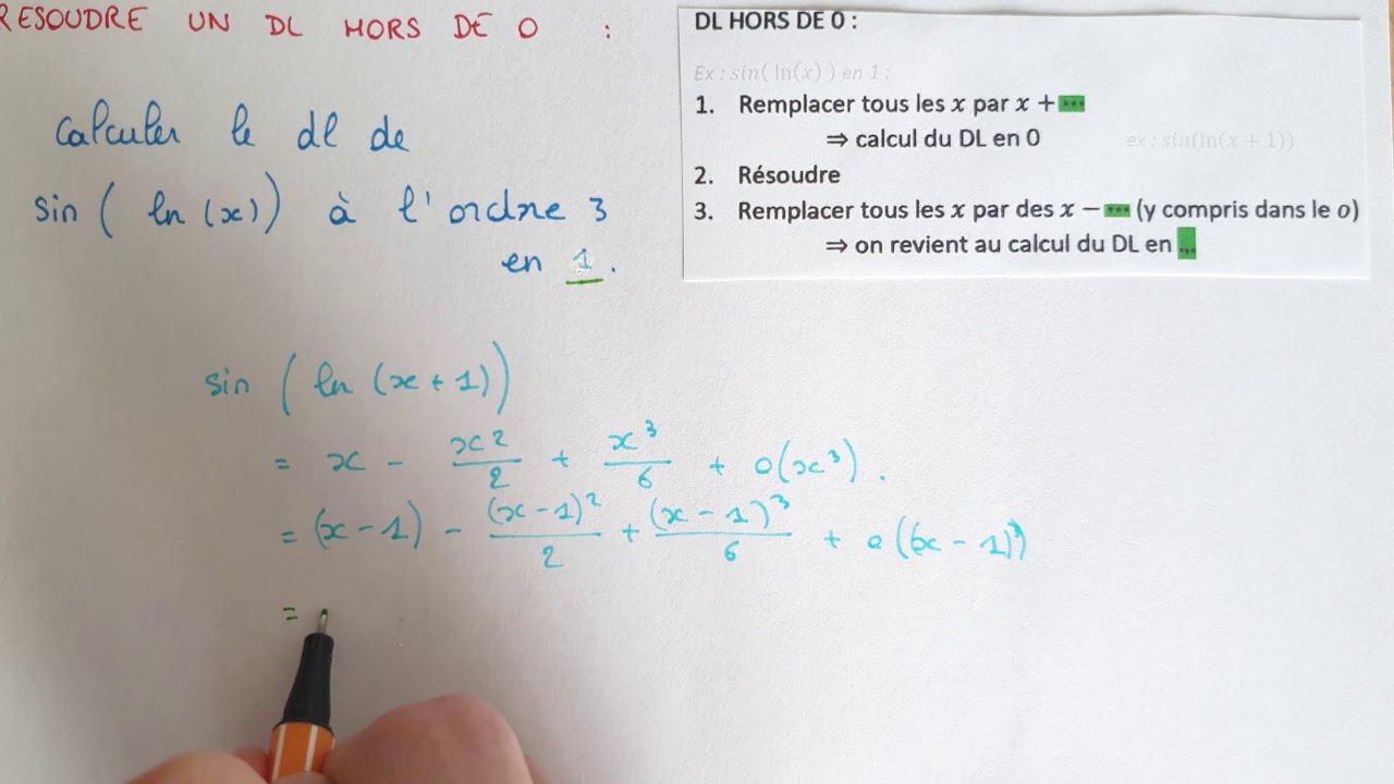 R&eacute;soudre un D&Eacute;VELOPPEMENT LIMIT&Eacute; HORS DE 0 &ndash; M&eacute;thode + exemple - Maths Pr&eacute;pa Licence