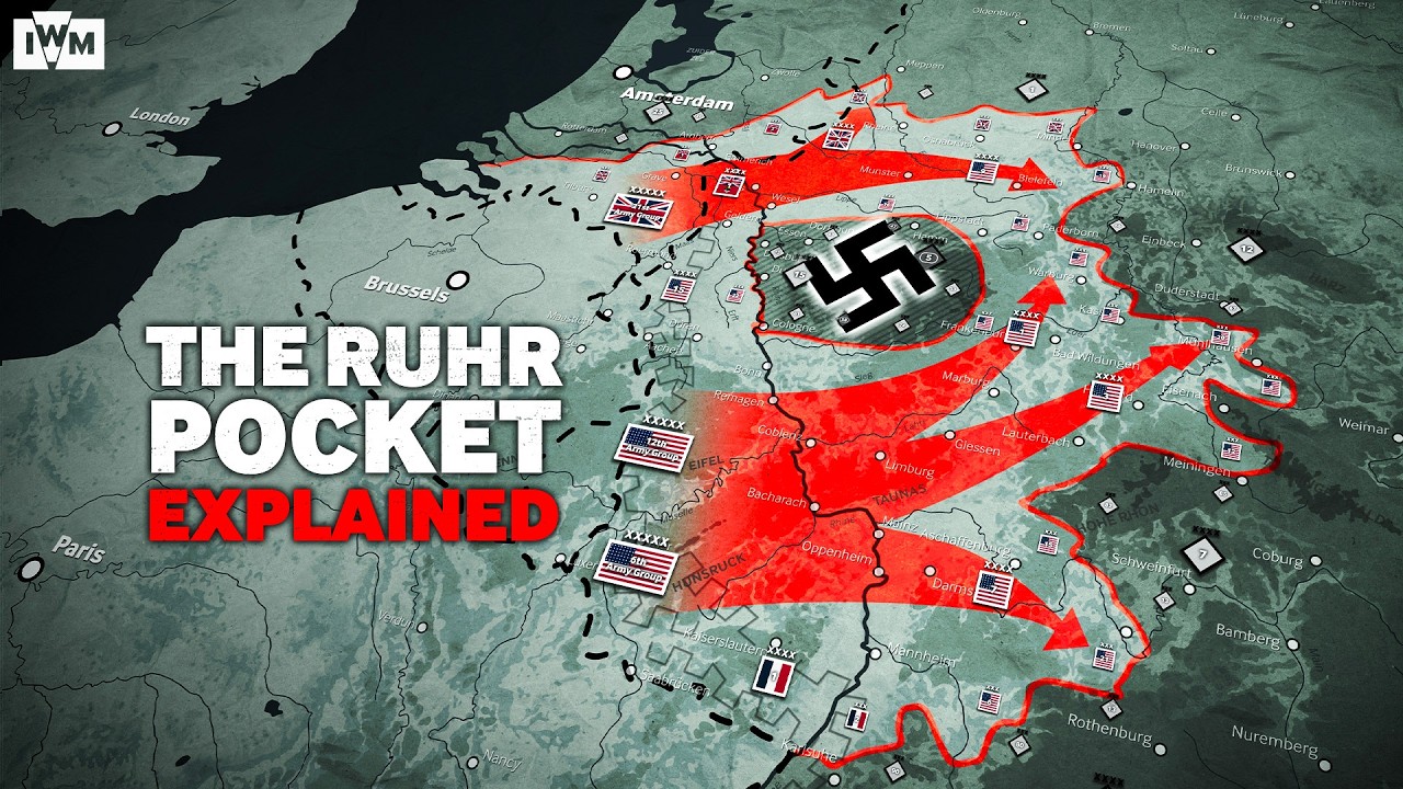 Jak alianci okrążyli nazist&oacute;w | Zagłębie Ruhry, 1945