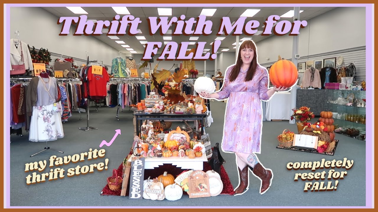 Thrift With Me for Fall 2021 - Thrifting BTS at My Favorite Thrift Store!