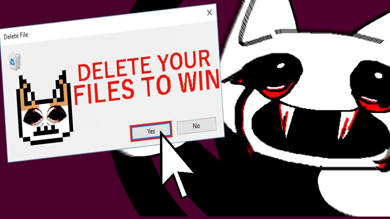 ЭТА ИГРА .EXE ХОЧЕТ, ЧТОБЫ Я УДАЛИ ФАЙЛЫ НА МОЕМ ПК, ЧТОБЫ ОНА НЕ ЗАХВАТИЛА МОЙ КОМПЬЮТЕР!