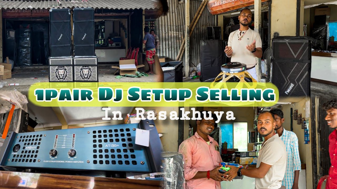 Live Program Dj Setup Sell || 725 Cabinet & Back Low T18 || Full Sound Check By Pijush Sarkar 