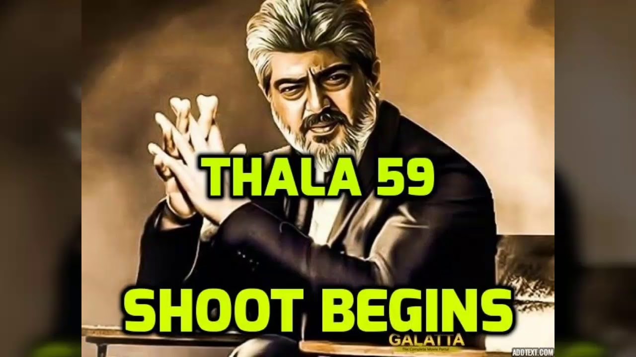 THALA 59 l POOJA & SHOOTING STARTED l