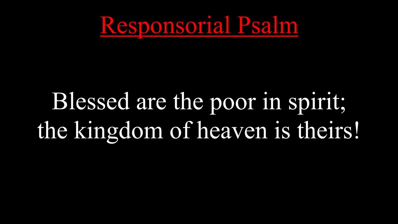 4th Sunday in Ordinary Time (2026) - Respond & Acclaim