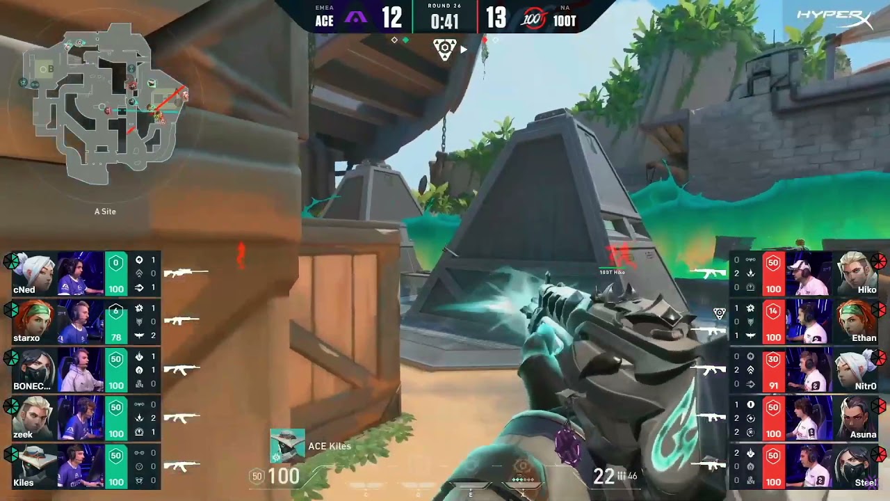100t Qualified for Semi-Final ! 100 Thieves vs Acend | Quarterfinals - 3 | VALORANT Masters Berlin