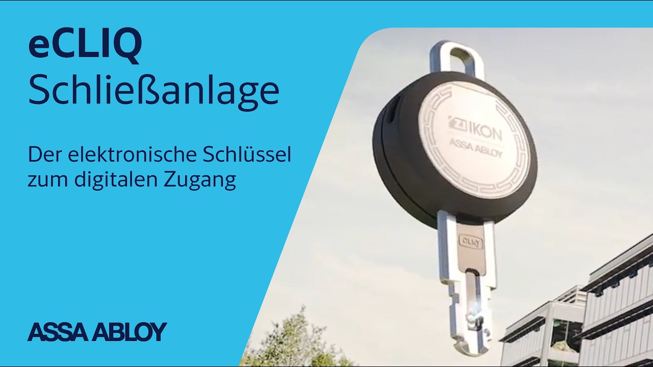 eCLIQ, der elektronische Schlüssel zum digitalen Zugang