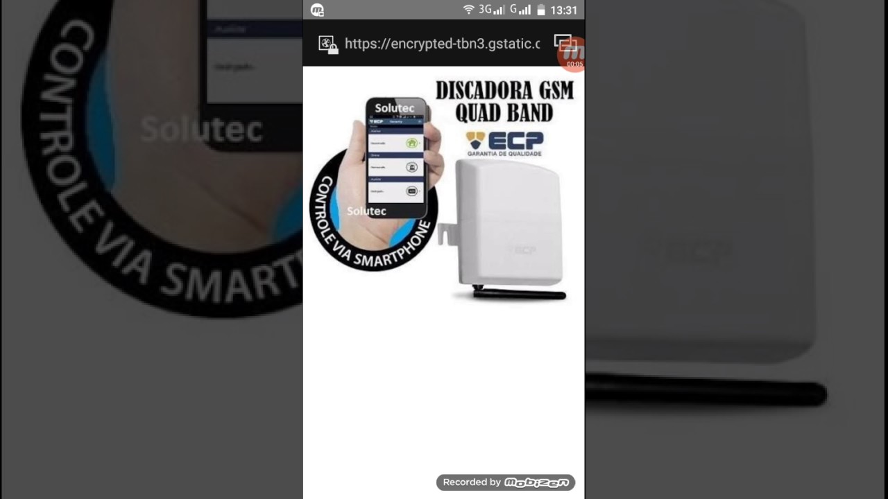Discadora Central GSM com chip de celular acessando a central