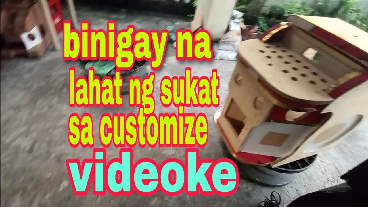all size ng customize videoke by vpenaroyo tv