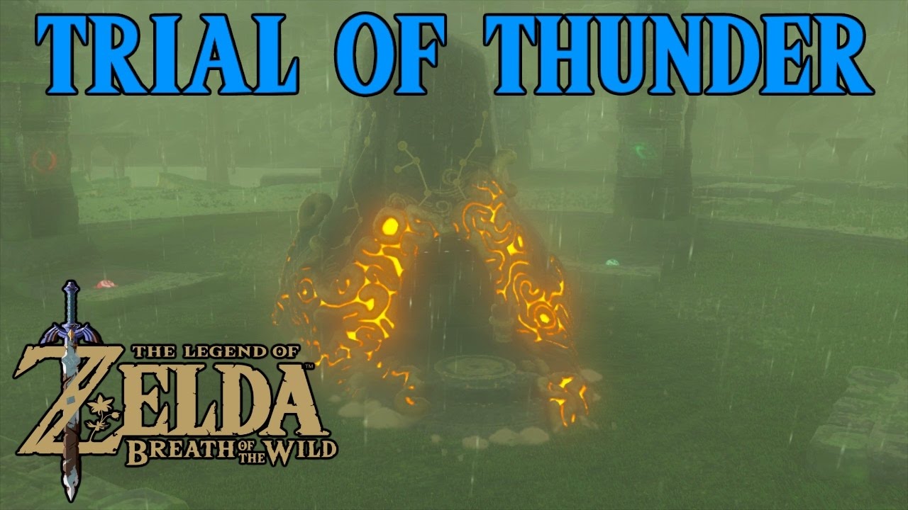 Zelda Breath Of The Wild Playthrough: Trial Of Thunder, Toh Yahsa Shrine (All Chests)