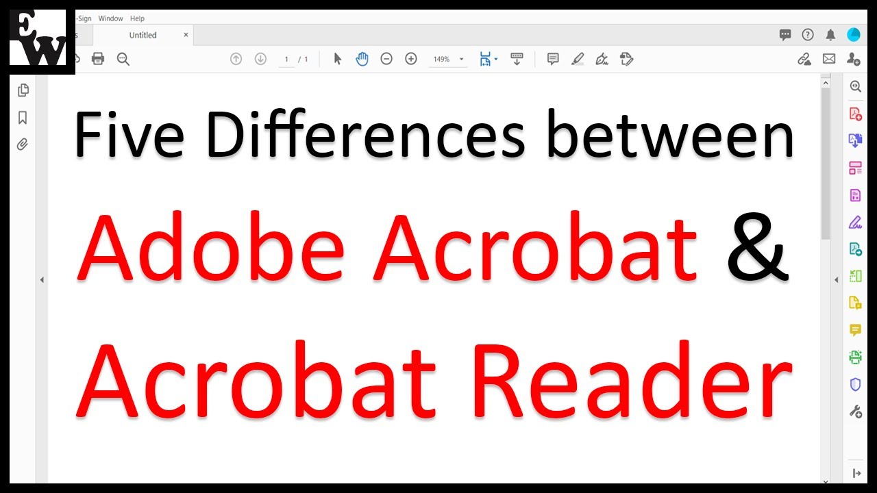 Пять различий между Adobe Acrobat и Acrobat Reader