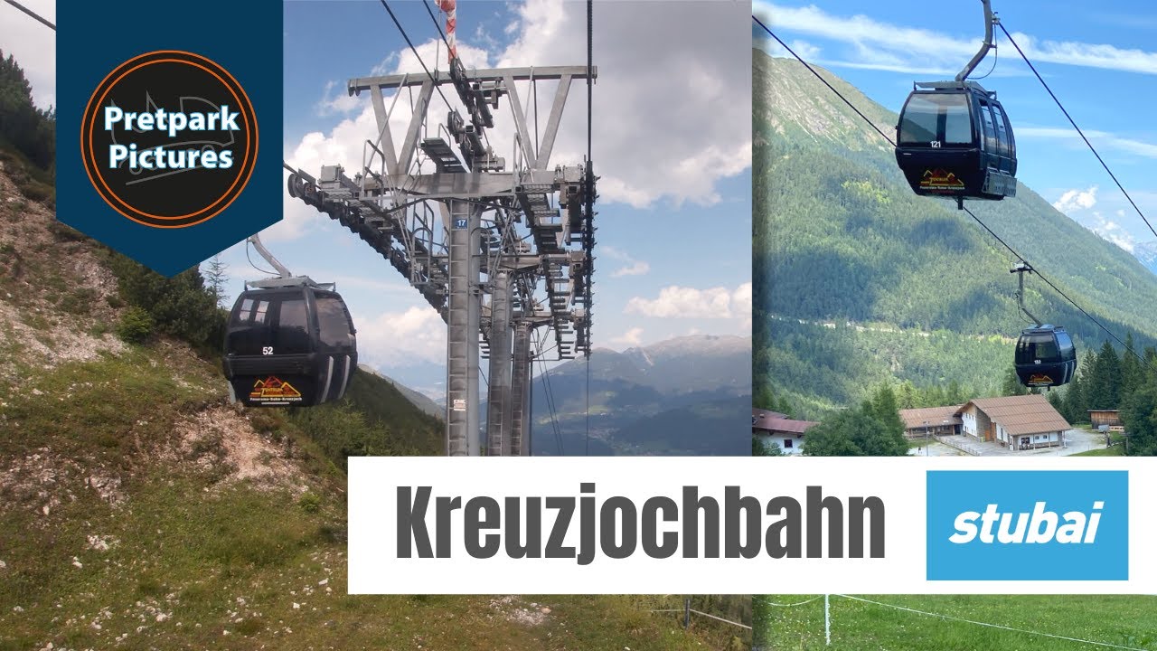 6-MGD Kreuzjochbahn I&II Talfahrt - Fulpmes Austria 2021🚡