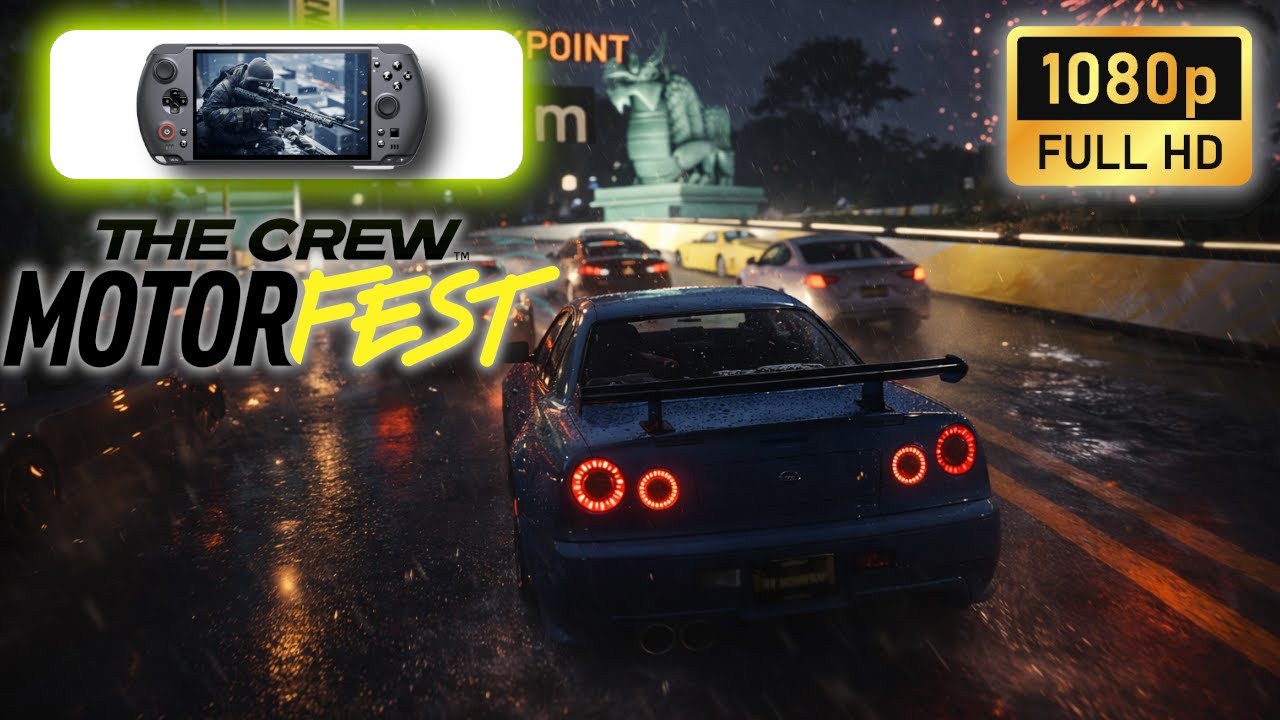 GPD WIN 5 - AI Max+ 395 | The Crew Motorfest (демоверсия) | 1080p | Ультра настройки