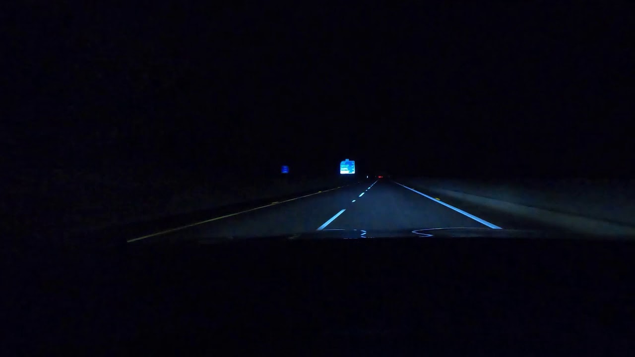 Dublin to Sligo night drive.