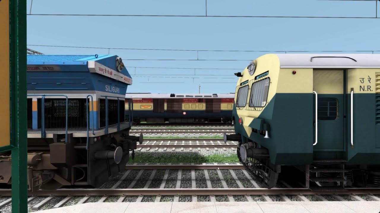 MEMU TRAIN FAILS AT PLATFORM | RESCUE BY WDP4B in RAILWORKS