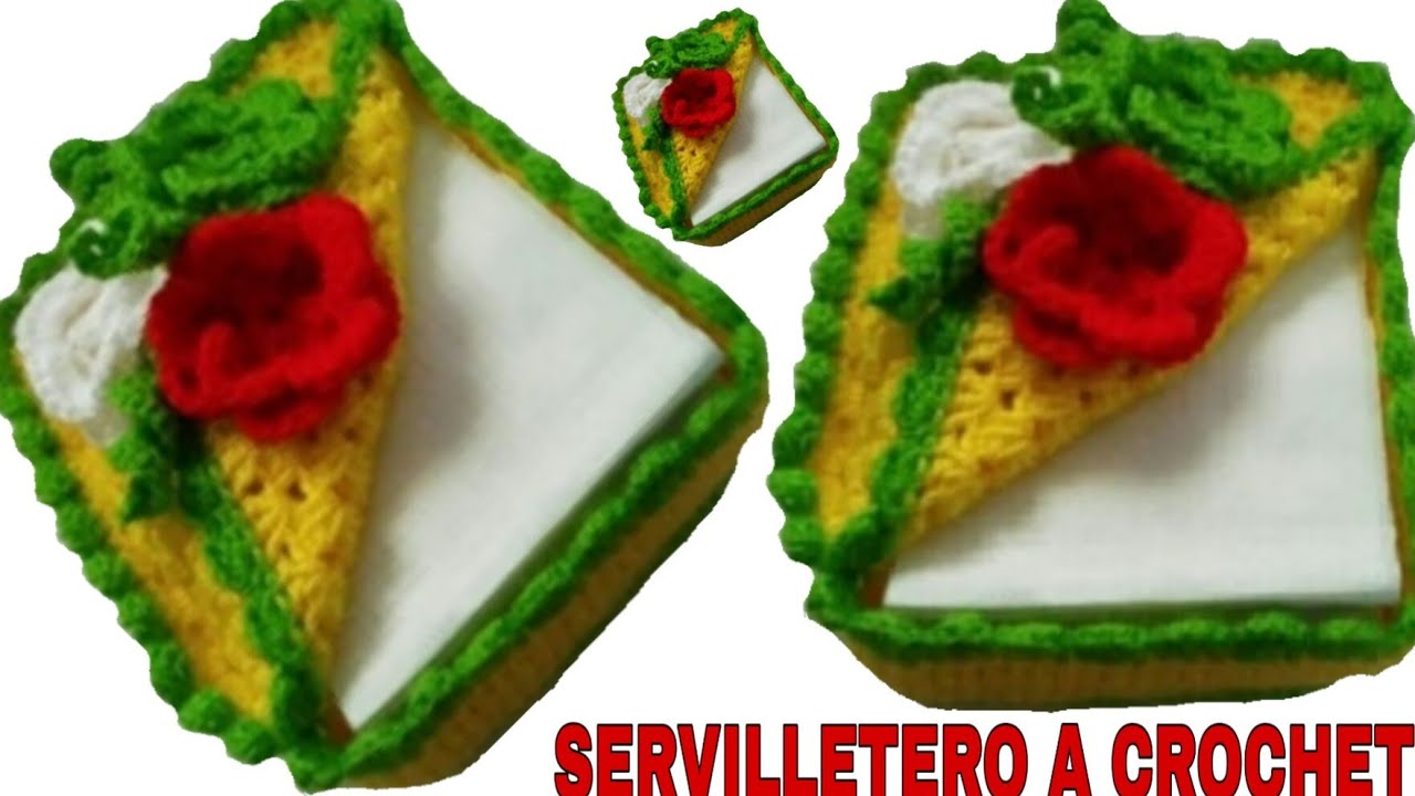 Patrón para tejer SERVILLETEROS a crochet paso a paso👍