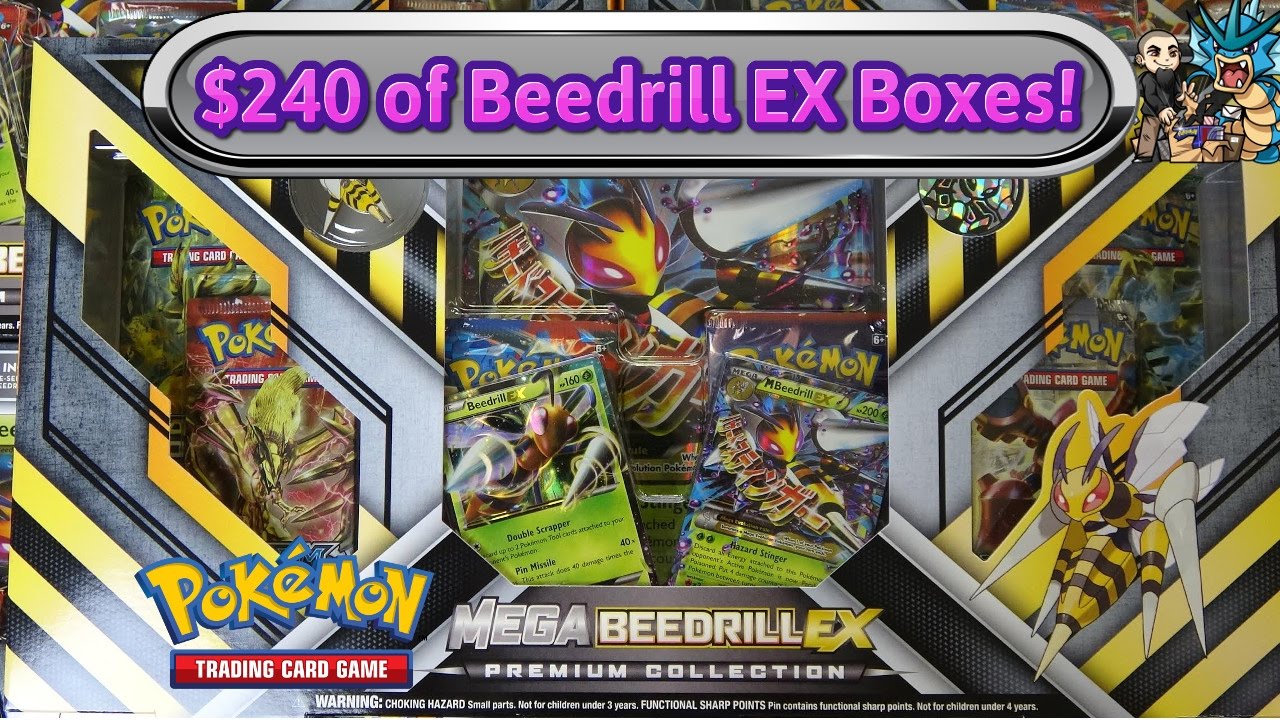 Opening 6x Mega Beedrill EX boxes! $240 worth! Pokemon TCG unboxing