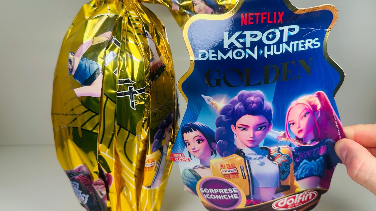 KPOP DEMON HUNTERS Surprise Egg.Гигантский Сюрприз Кейпоп Охотницы.Ü-Ei Riesen Ei KPOP DEMON HUNTERS