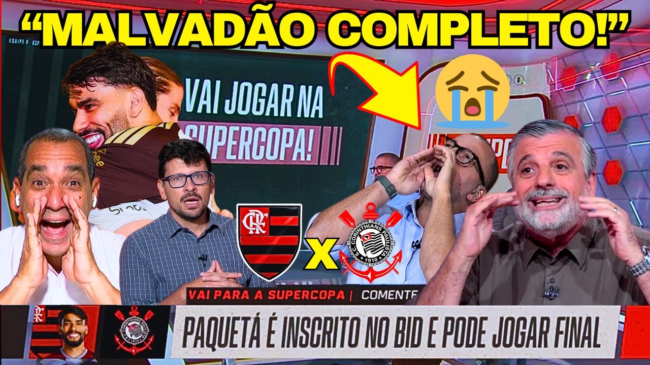 É OFICIAL NO BID! PAQUETÁ JOGA DOMINGO PELO FLAMENGO NA SUPERCOPA REI!