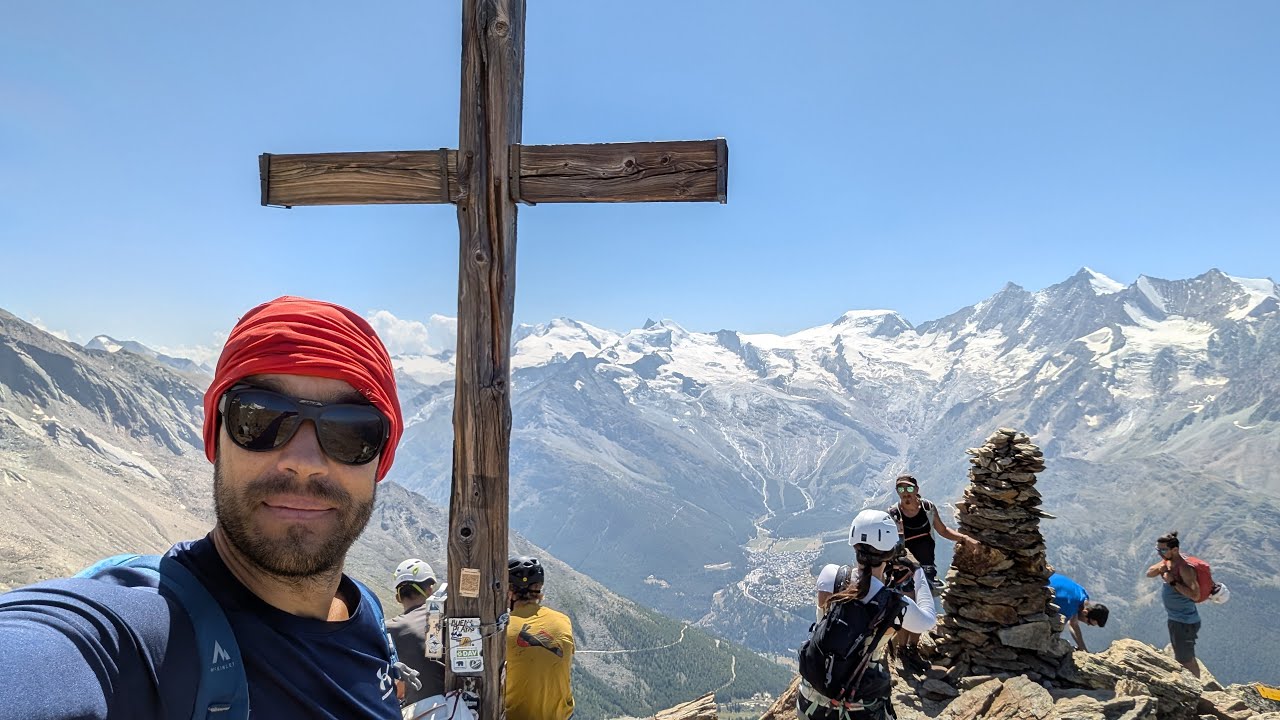 Swiss highest Via Ferrata - Saas-Grund Jegihorn (3206 m)