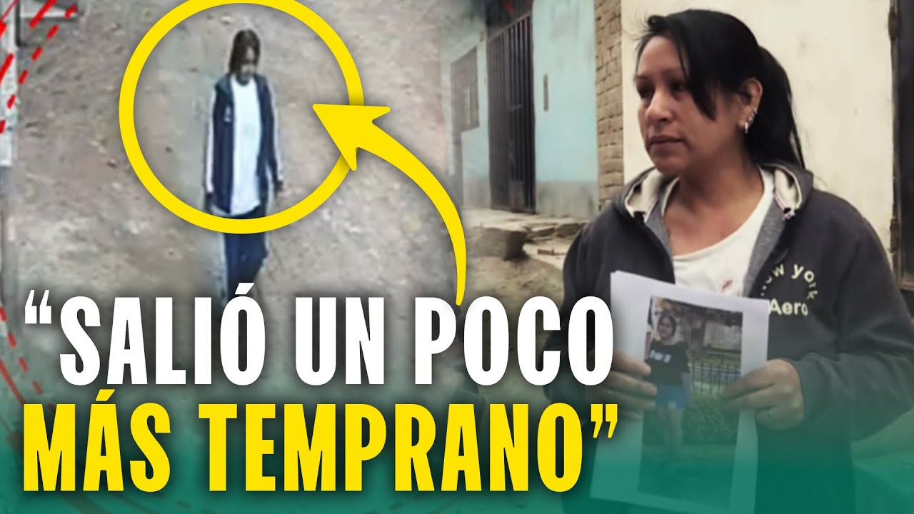 Menor desaparece en trayecto breve hacia el colegio: Cámara clave de la zona estaba inoperativa