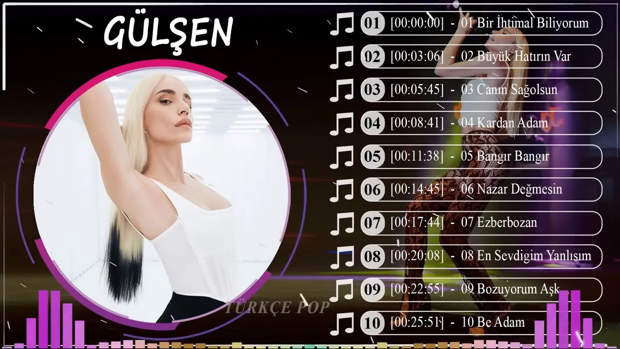 Gülşen En İyi 10 Şarkı ️️POP ŞARKILAR  TÜRKÇE POP (Remix)