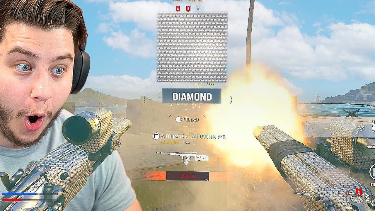 I unlocked the AKIMBO DIAMOND SHOTGUNS