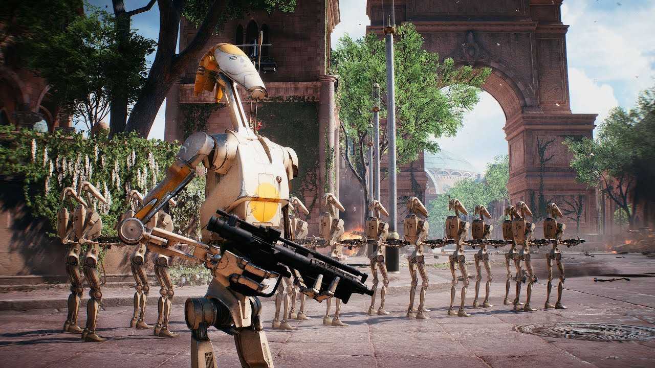 Battlefront II Theed 4k Cinematic Experience