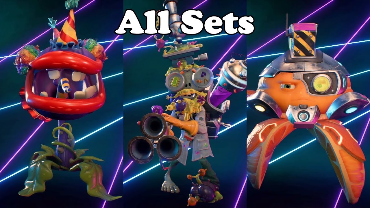 All Sets from Mr. Reward-O-Tron | Plants vs. Zombies: Battle for Neighborville