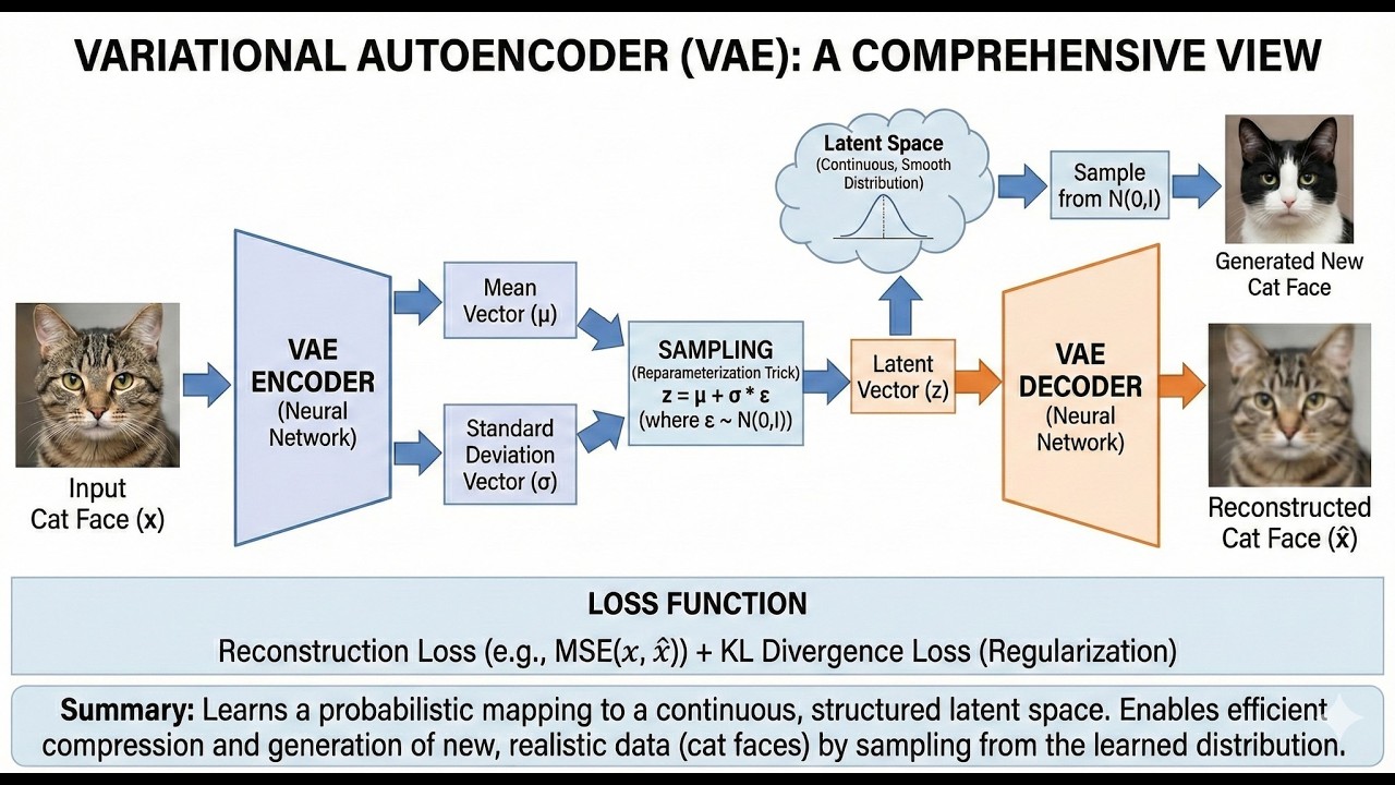 Autoencoder and Variational Autoencoder | Lecture 5 | Generative AI
