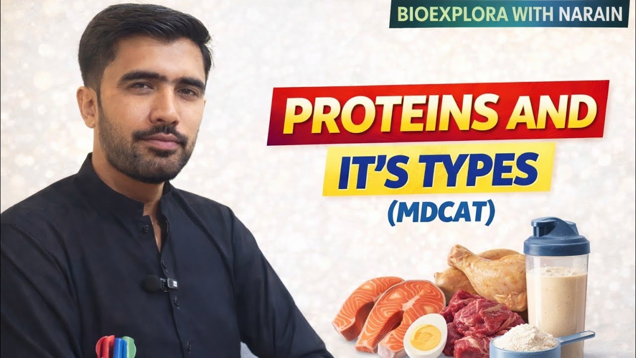 🔬 Proteins Explained | Types of Proteins | Structural & Functional Proteins (MDCAT)