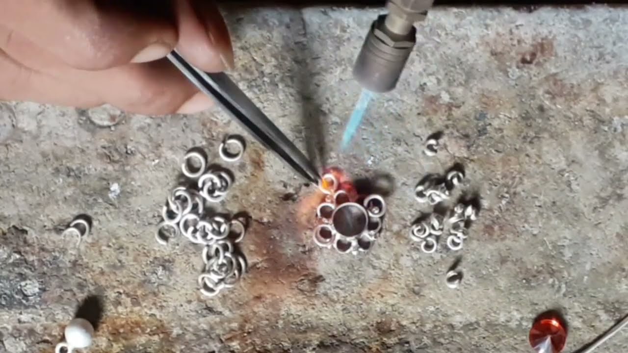 Diamond Bajubandh Making from Silver | How to Make a Silver Jewellery 