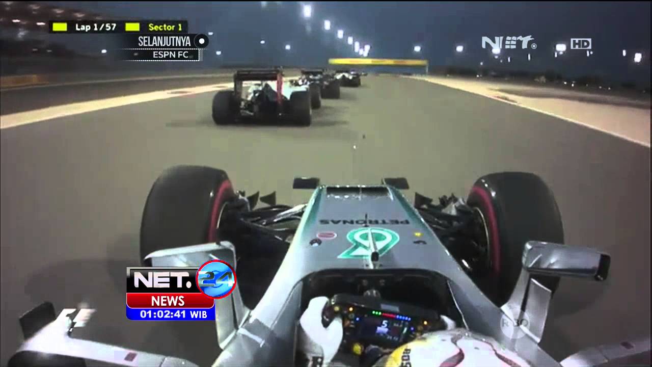Rio Haryanto Cetak Rekor Capai Finish Balapan F1 di Bahrain - NET24
