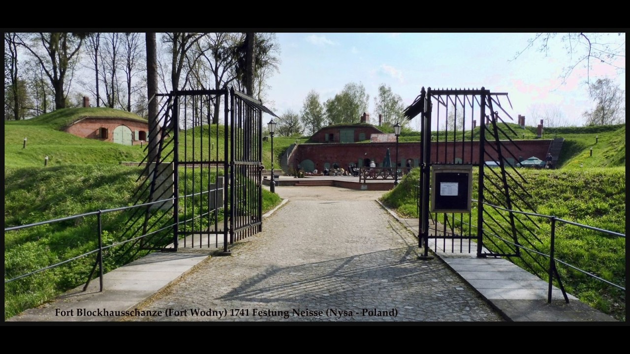 Blockhausschanze 1741 i Bastion X. (1758) Festung Nysa (Twierdza Nysa - Polska)