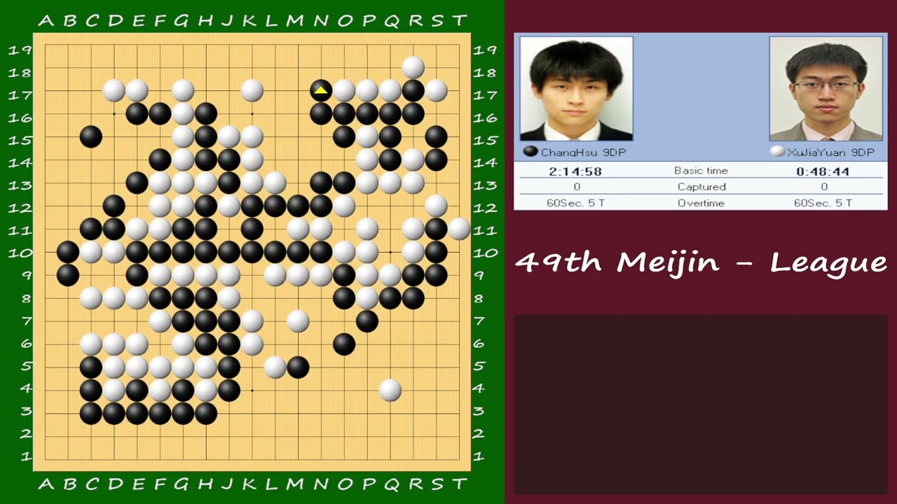 [EN/FR] 49th Meijin - League : Cho U vs Kyo Kagen