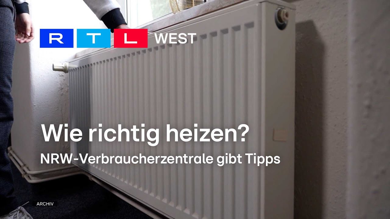 Wie richtig heizen? NRW-Verbraucherzentrale gibt Tipps | RTL WEST, 10.11.2023