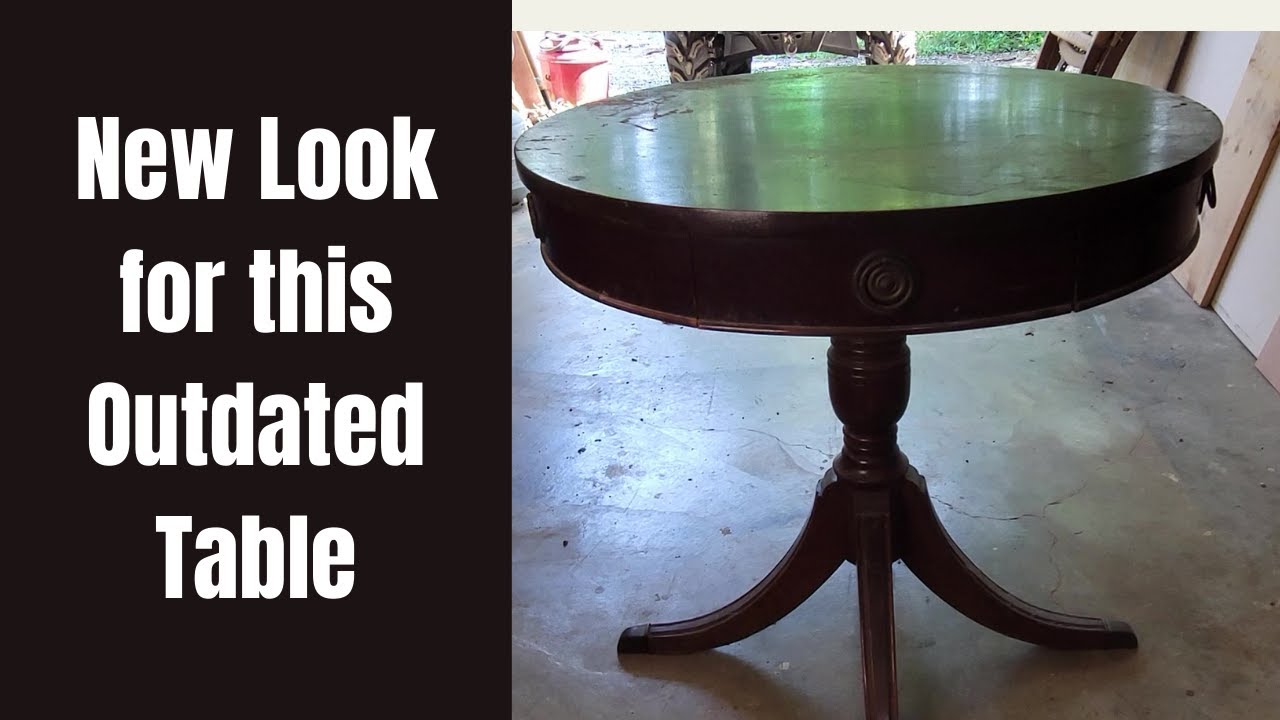 New Life to an old table | Furniture Flip | Upcycled Round Table