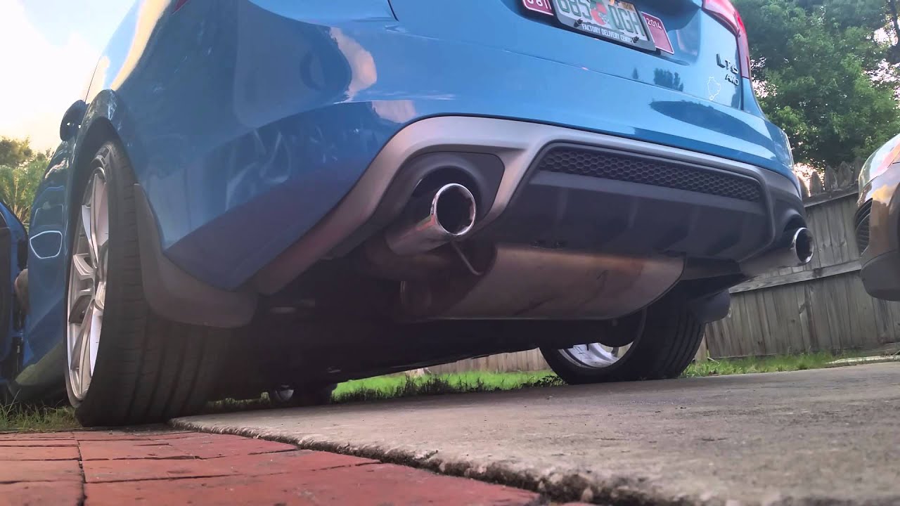 S60 T6 R design exhaust with resonator deleted.