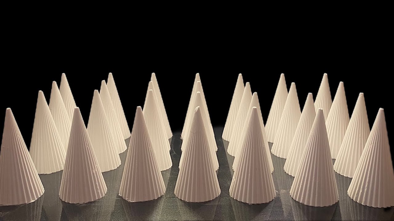 Cones asmr Crush baking soda