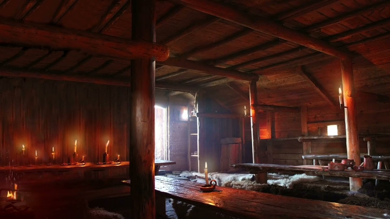 Relaxing Ambience in Medieval Hall