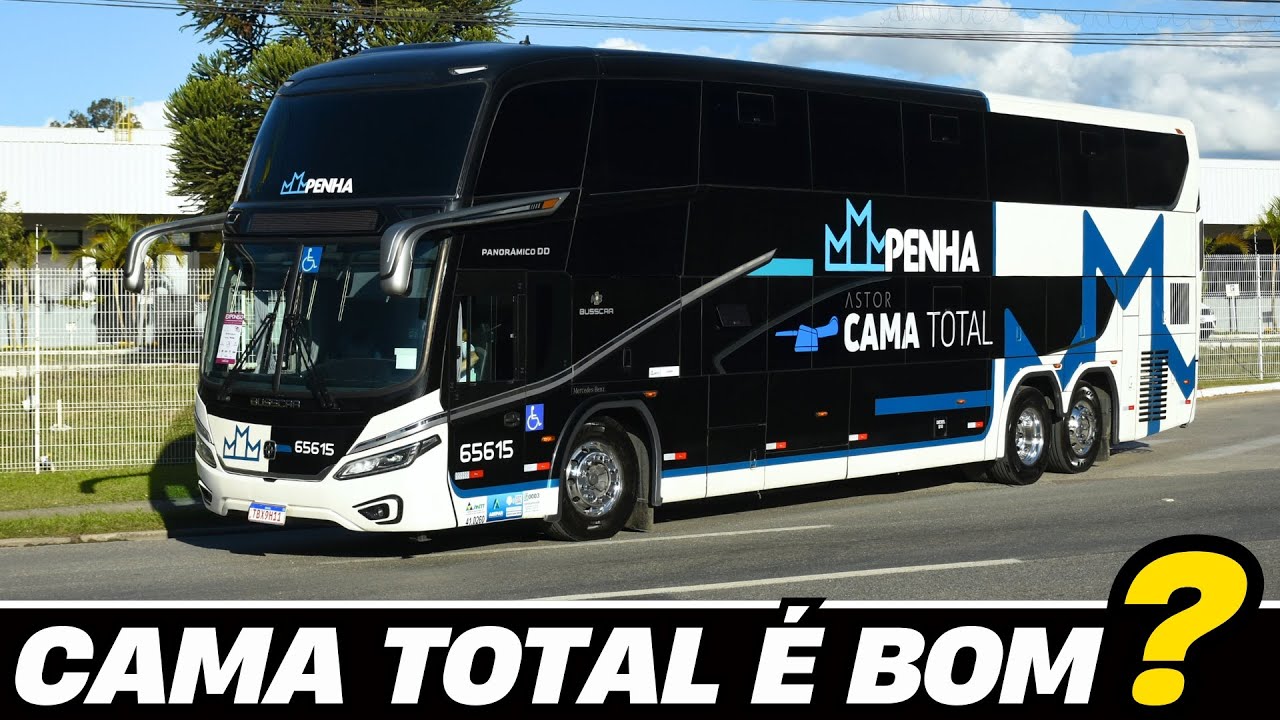 LUXO E CONFORTO PARA POUCOS!! &Ocirc;NIBUS LEITO CAMA DA PENHA &Eacute; BOM?? BUSSCAR PANOR&Acirc;MICO DD NB1