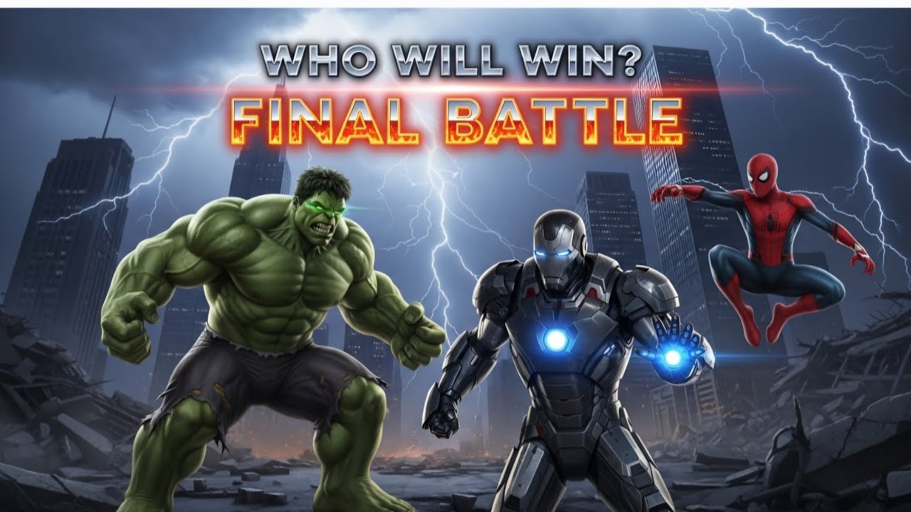 Spiderman vs Hulk Final Battle: Unexpected Ending!  (3D Animation)