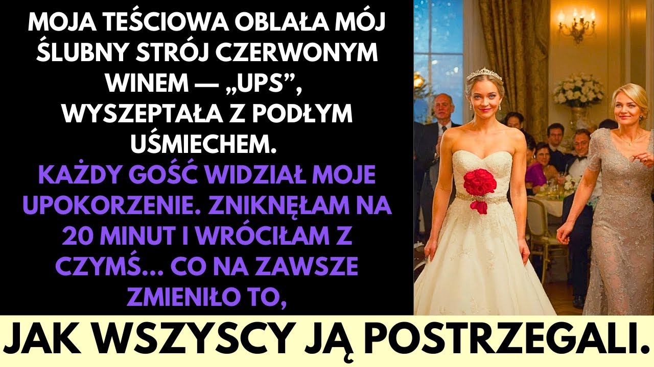 Teściowa Sabotowała Moją Suknię—20 Minut Później Zniszczyłam Jej Reputację