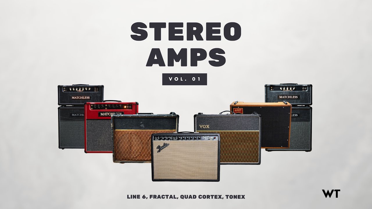 Stereo Amps Pack Vol. 1: Лучший набор пресетов для двух усилителей // Line 6, Fractal, TONEX, Qua...